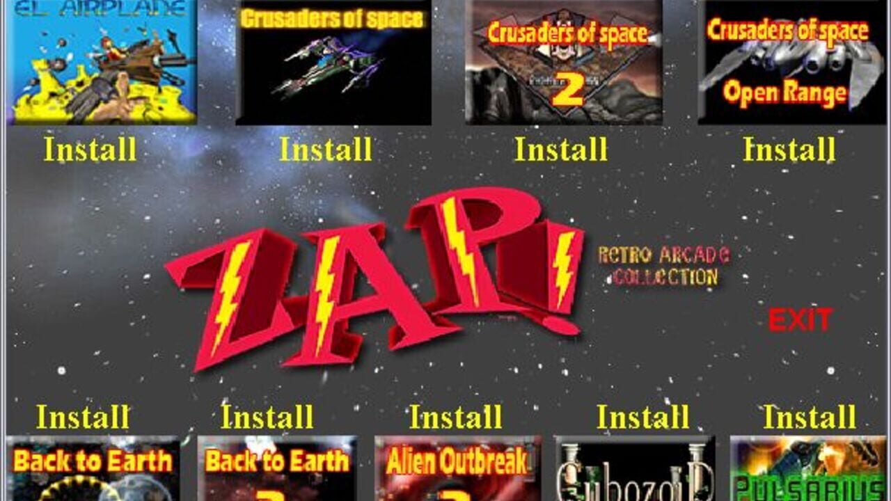 Screenshots von Zap! Retro Arcade Collection
