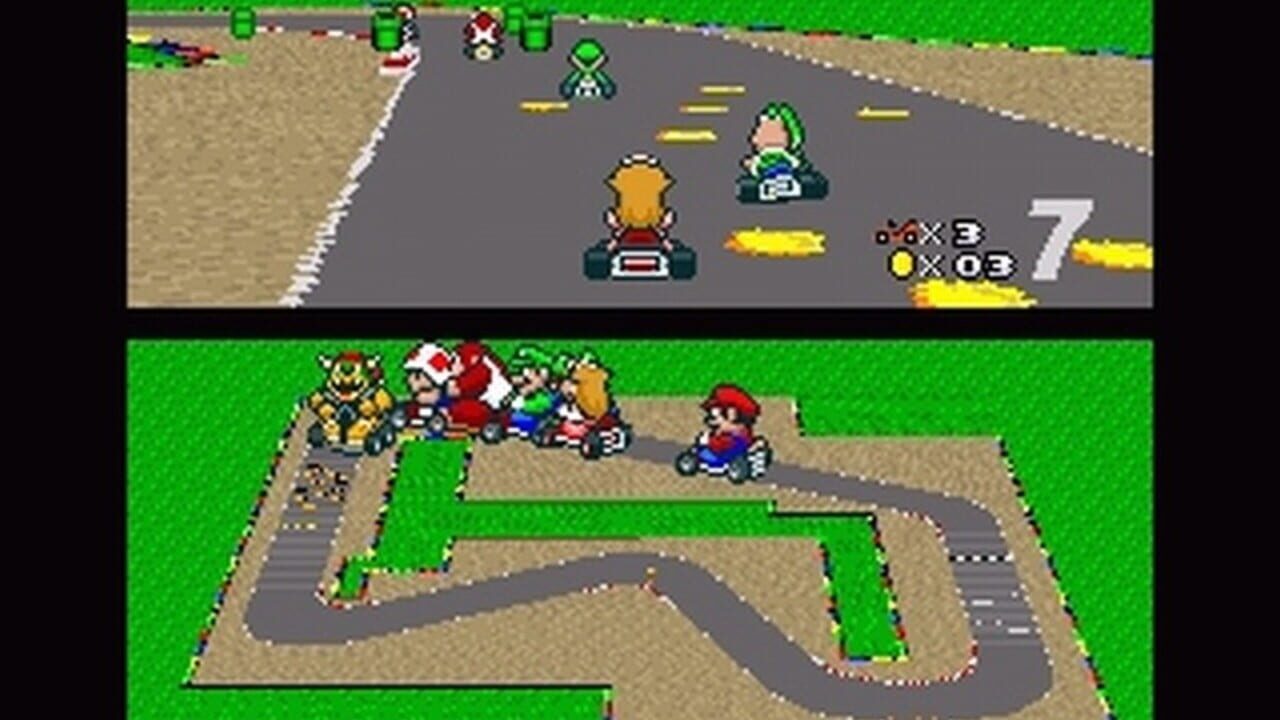 Screenshots von Super Mario Kart