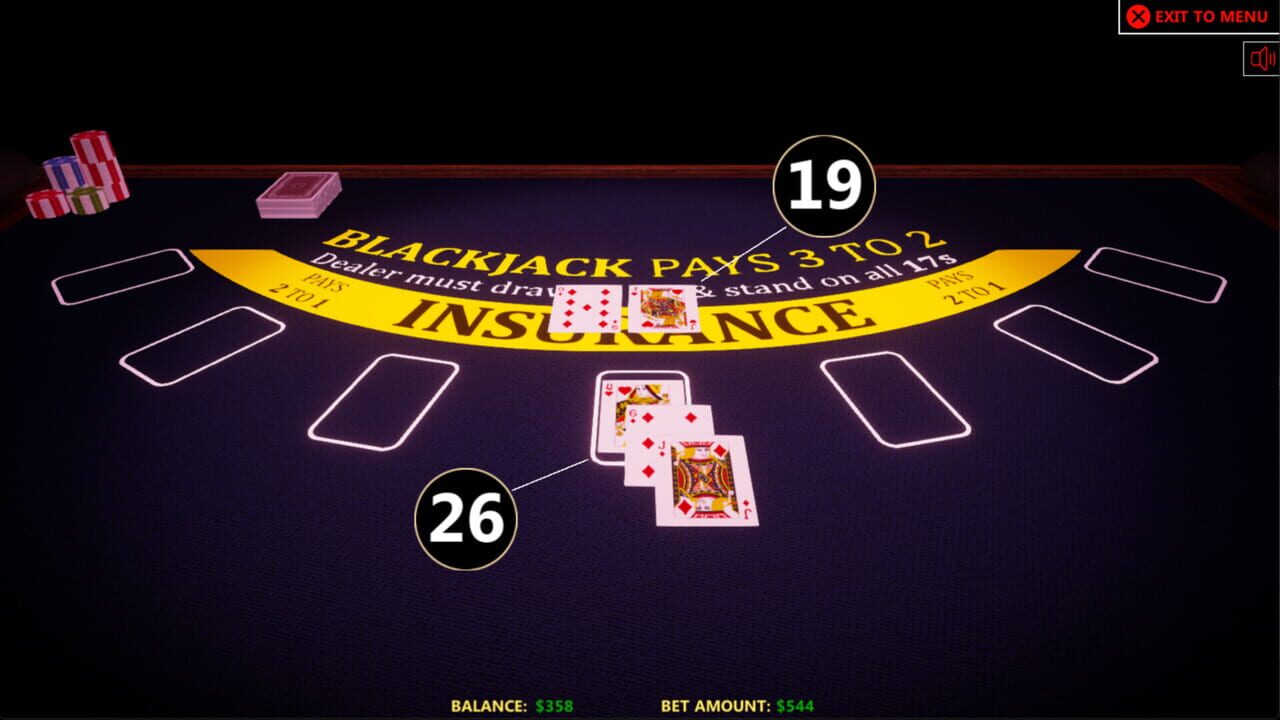Screenshots von Blackjack Simulator 2024